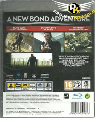James Bond 007 Bloodstone playstation 3 okładka tył sklep: najtańsze gry na konsole