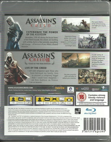 Assassin's Creed I i Assassin's Creed II GOTY PL PS3