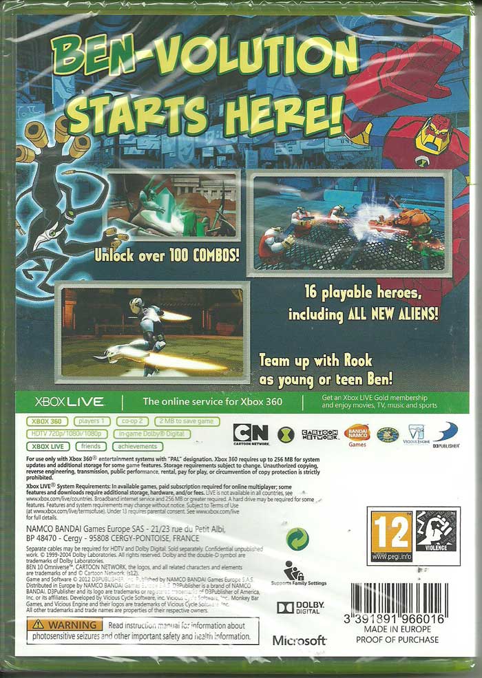 Ben 10 Omniverse XBOX 360