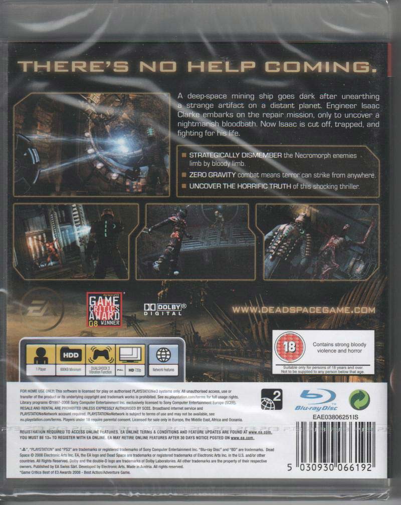 Dead Space ps3 back sklep: najtańsze gry na konsole