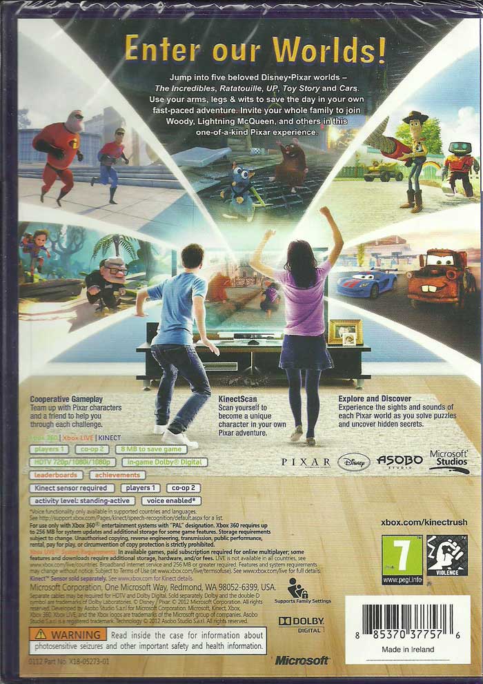 Kinect Rush a Disney Pixar Adventure PL Kinect XBOX 360