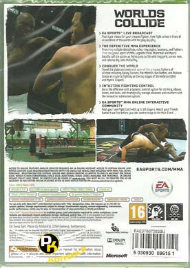 MMA Mixed Martail Arts XBOX 360 Tanie Gry na Konsole