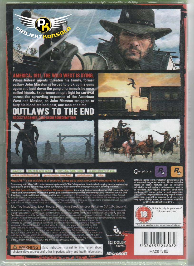 Red Dead Redemption XBOX 360 sklep: najtańsze gry na konsole