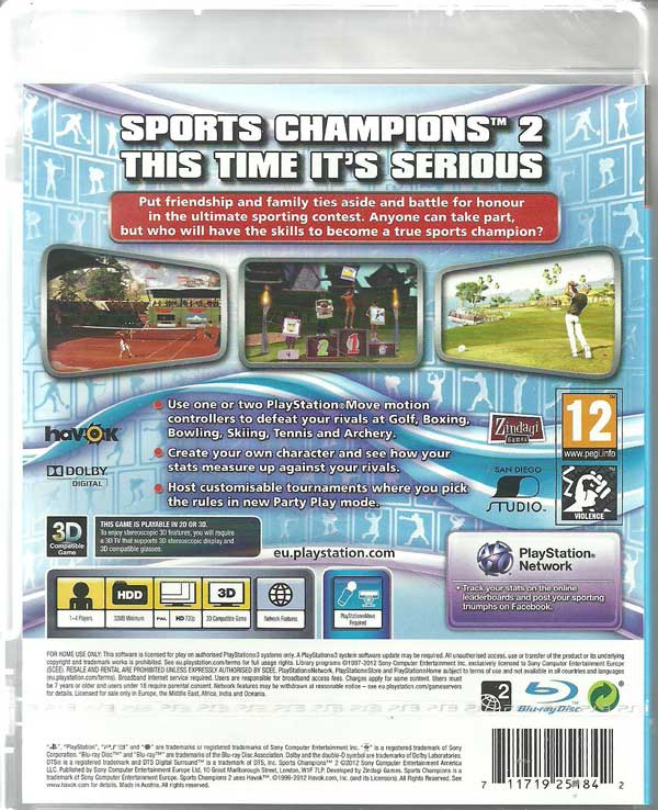 Sports Champions PS3 sklep najtańsze gry na konsole PS3 avp_ps3_back
