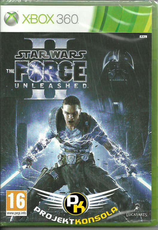 Star Wars Force Unleashed 2 xbox 360 okladka przód sklep: najtańsze gry na konsole