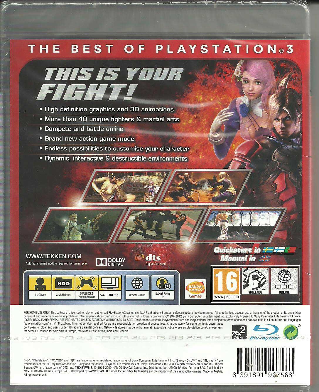 Tekken 6 PS3 sklep: najtańsze gry na konsole PLAYSTATION 3