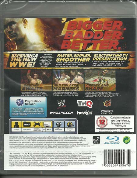 WWE smackdown va RAW 2011 xbox 360 okładka tył sklep najtańsze gry na konsole w12_the_rock_edition_ps3_back