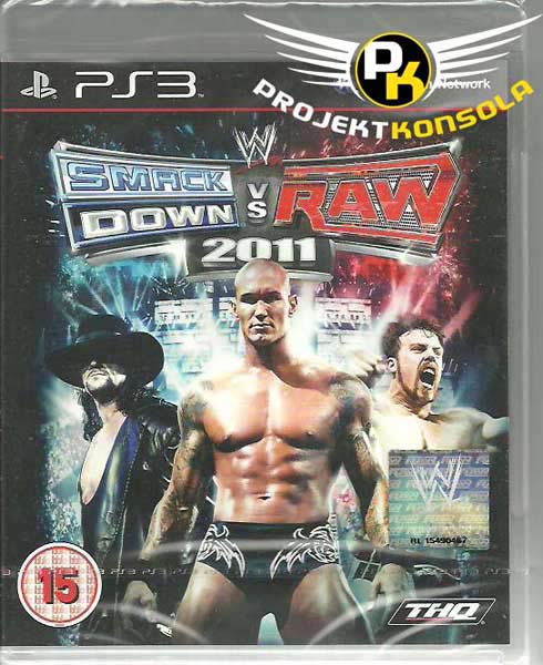 WWE smackdown va RAW 2011 ps3 okładka przód sklep: najtańsze gry na konsole PS3