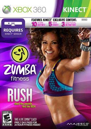 Zumba Rush Kinect Xbox 360 sklep najtańsze gry na konsole zumba_rush_front_x360
