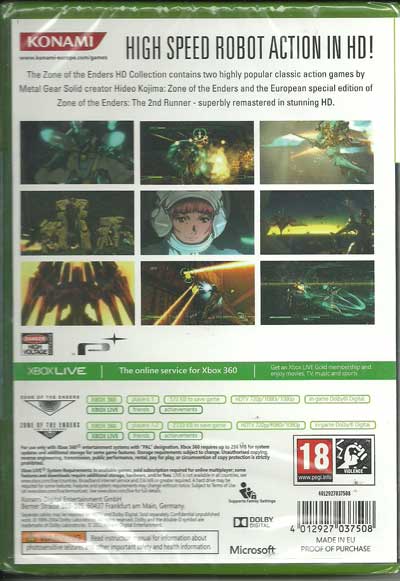 Zone of The Enders HD Collection + Metal Gear Rising Venagance XBOX 360 najtańsze gry na konsole